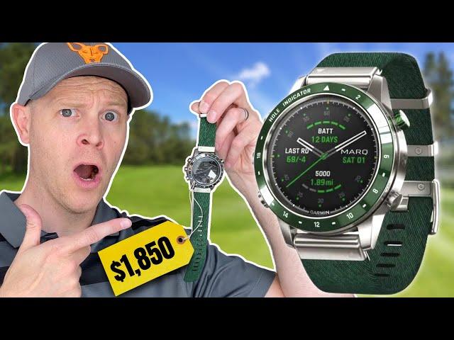 What do you get with an $1,850 GOLF WATCH?! The Garmin MARQ Golfer