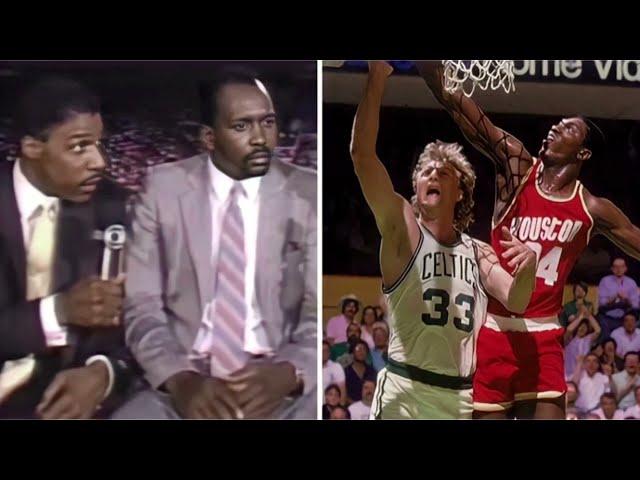 Doctor Julius Erving + Moses Malone at 1986 NBA Finals