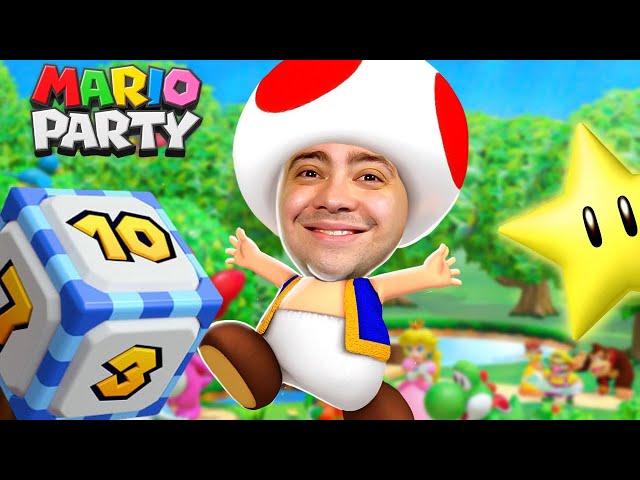 alanzoka chorando no Mario Party Superstars com os amigos