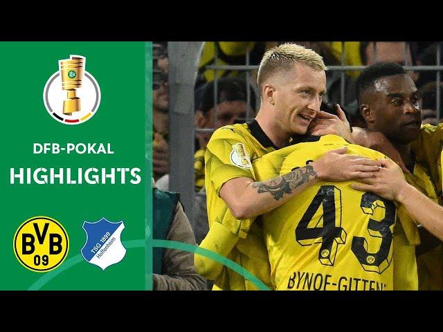 Reus with the golden goal | Borussia Dortmund vs. TSG Hoffenheim 1-0 | Highlights | DFB-Pokal - Rd 2