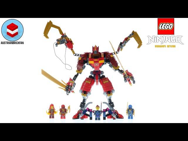 LEGO Ninjago 71812 Kai's Ninja Climber Mech – LEGO Speed Build Review