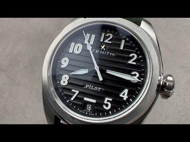 2023 Zenith Pilot 03.4000.3620/21.I001 Zenith Watch Review