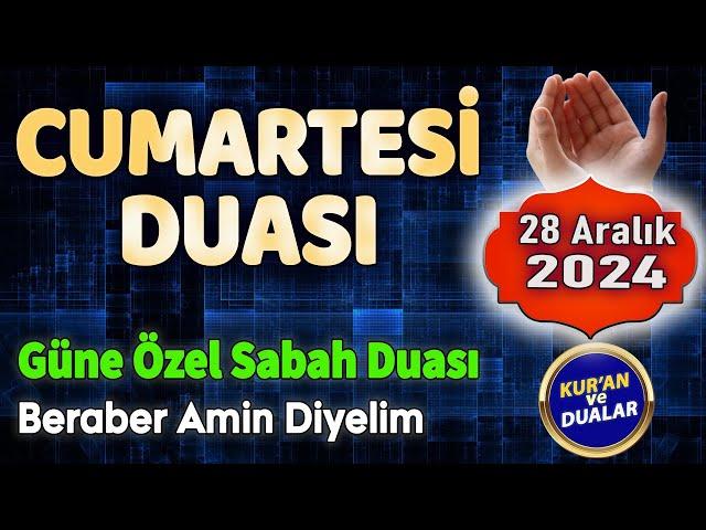 CUMARTESİ DUASI DİNLE Kuran ve Dualar