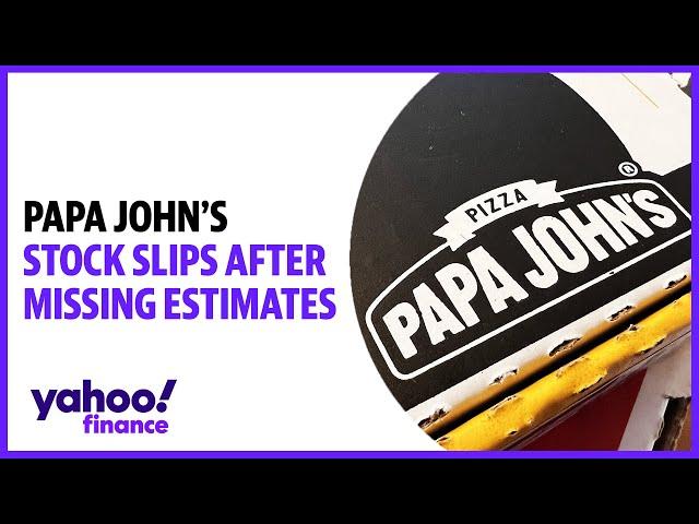 Papa John's stock slips after missing estimates