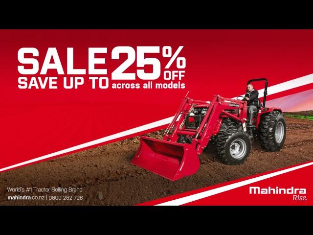 Mahindra 4025 from $12,990+GST*. Tractor Special