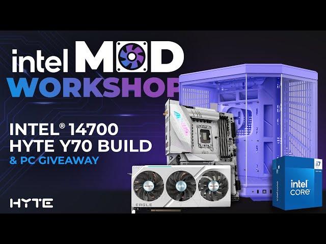 Live PC Build of a $2400 Hyte y70 Taro Milk i7-14700K Gaming PC