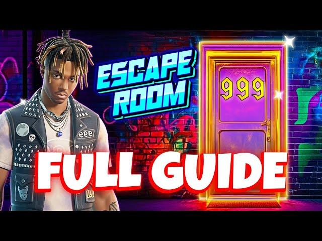 P11S GAMES 999 ESCAPE ROOM JUICE WRLD FORTNITE (P11S Games 999 Escape Room Juice WRLD FULL GUIDE)