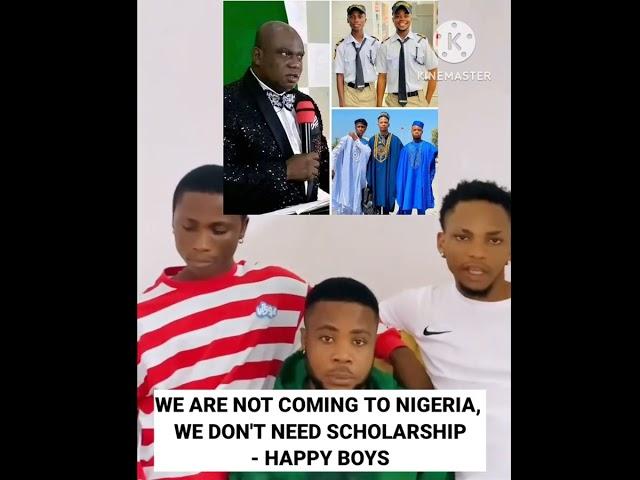 Happy Boys Say They're Not Coming Back To Nigeria, They Don't Need Apostle Chibuzor OPM Scholarship