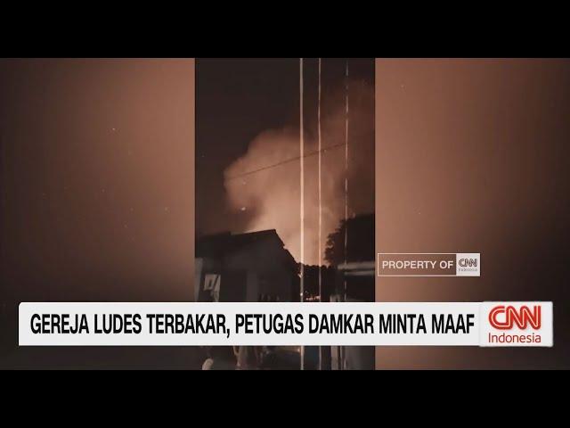 Gereja Ludes Terbakar, Petugas Damkar Minta Maaf