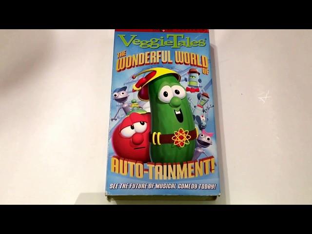 Veggie Tales * Wonderful World of Auto-Tainment * Animated Cartoon * VHS Movie Collection