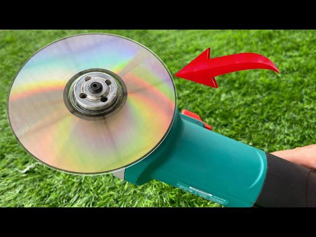 Why is it not patented? Insert a compact disc into the angle grinder and magic