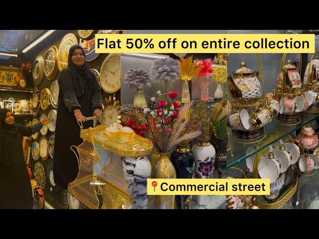 Flat 50% off on Home decor | Gifts & Crockery in Commercial Street Bangalore