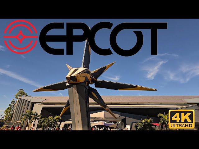 Guardians of the Galaxy: Cosmic Rewind On-Ride POV Epcot 2024 in 4K 