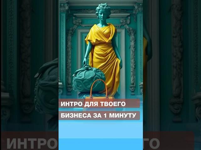 Интро для твоего бизнеса за 1 минуту #нейросети #chatgpt #искусственныйинтеллект #интро