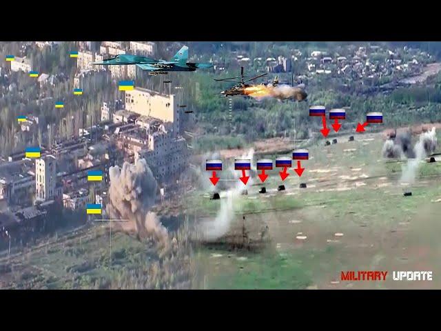 Brutal battle! Russia deploys tank convoys, air strikes and artillery