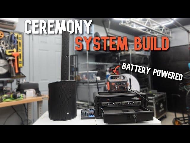 DJ Ceremony System - Battery Powered