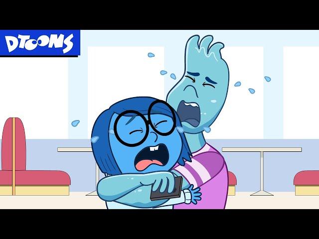 INSIDE OUT EMOTIONS Visit Cartoon Cafe | Cartoon Crossovers By Dtoons