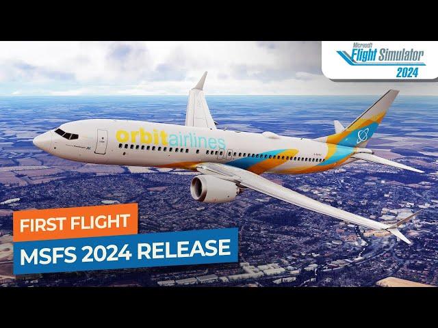 [MSFS 2024] FLIGHT SIMULATOR 2024 RELEASE! First Flight - Boeing 737 MAX｜Drawyah