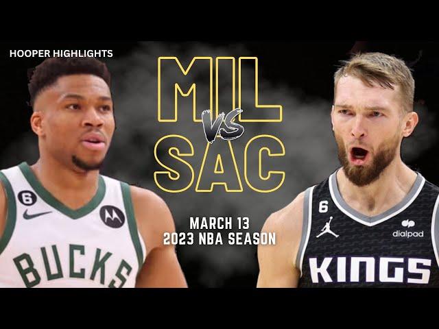 Milwaukee Bucks vs Sacramento Kings Full Game Highlights | Mar 13 | 2023 NBA Season