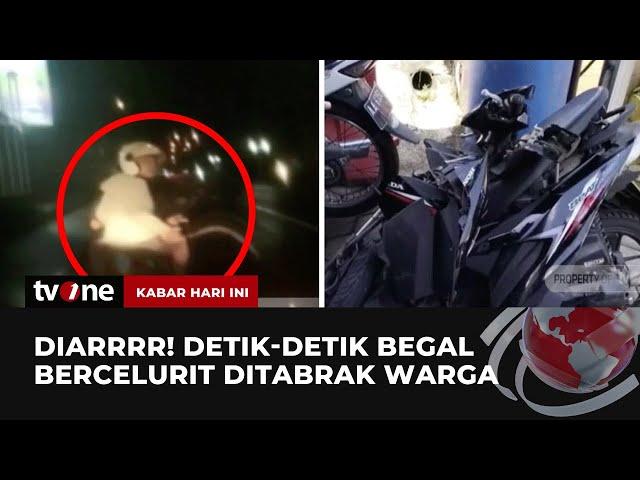 Menegangkan! Korban Begal Tabrak Pelaku hingga Tersungkur | Kabar Hari Ini tvOne