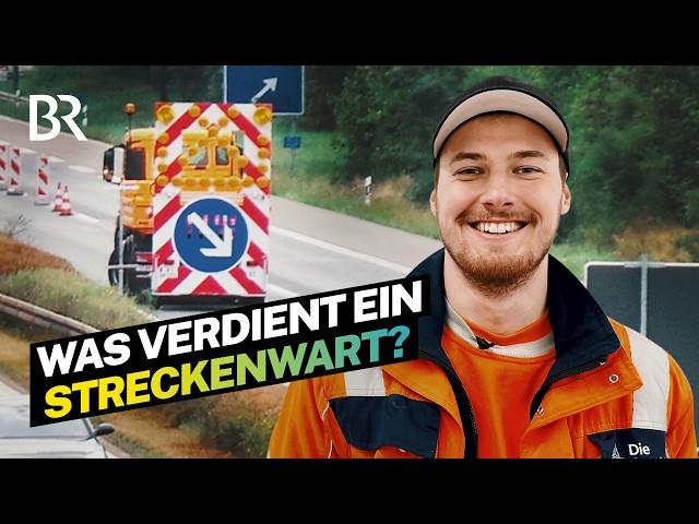 Die Autobahn ist sein Arbeitsplatz! Gehalt als Streckenwart I Lohnt sich das? I BR