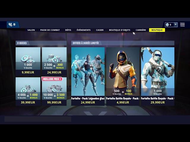 Fortnite mes debut sur pc