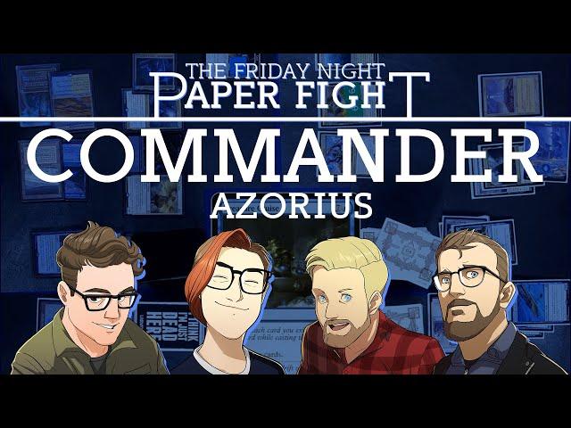 Azorius Commander (Blue White) || Friday Night Paper Fight 2024-08-16