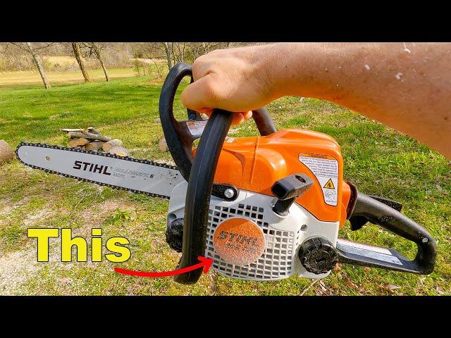 Here's The BEST Beginner Chainsaw: STIHL MS170