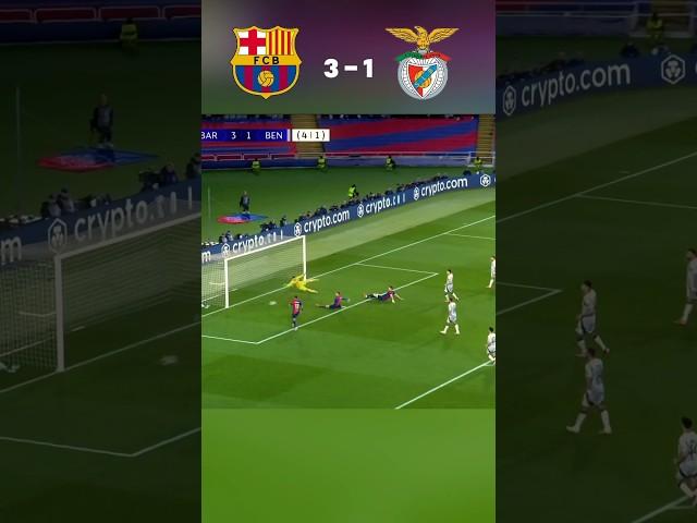  Barcelona vs Benfica | 2025 UCL Round of 16 Second Leg | Raphinha & Yamal Shine in 3-1 Victory!