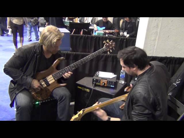 Hadrien Feraud @ The Ken Smith Booth. 2015 NAMM Show.