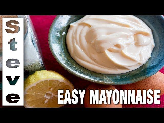 HOW TO MAKE MAYONNAISE - Easy as 123