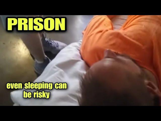 INMATE GETS DISRESPECTED WHILE SLEEPING