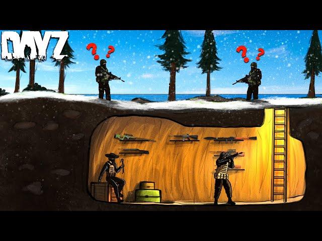 LIVING in a SECRET UNDERGROUND Base! - DayZ