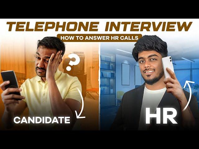 How to clear Telephonic Interview Round for IT Job| Revealing HR Questions