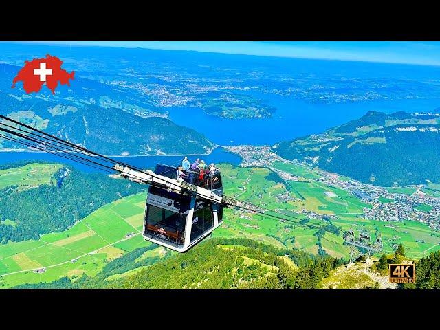 Discover Switzerland’s Mountain Stanserhorn with world’s first open-air cable car ! Swiss View