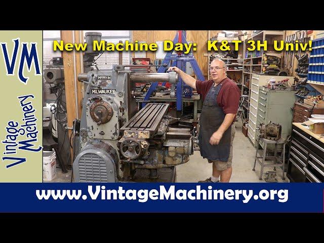 New Machine Day: Kearney & Trecker Model 3H Universal Horizontal Mill