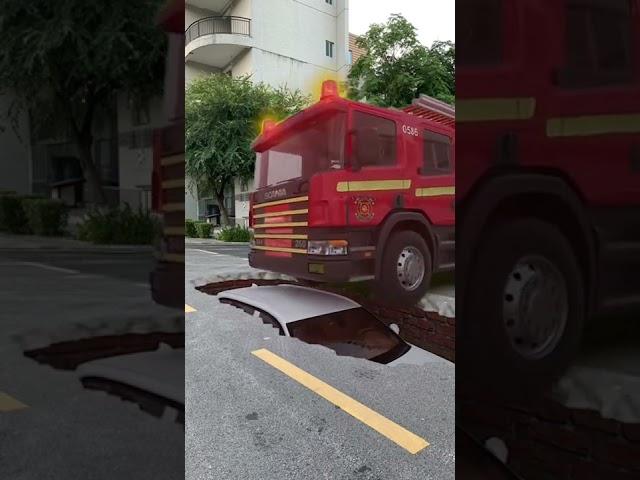 Fire engine n ambulance | Special effects | 3d animation | future technology imagination