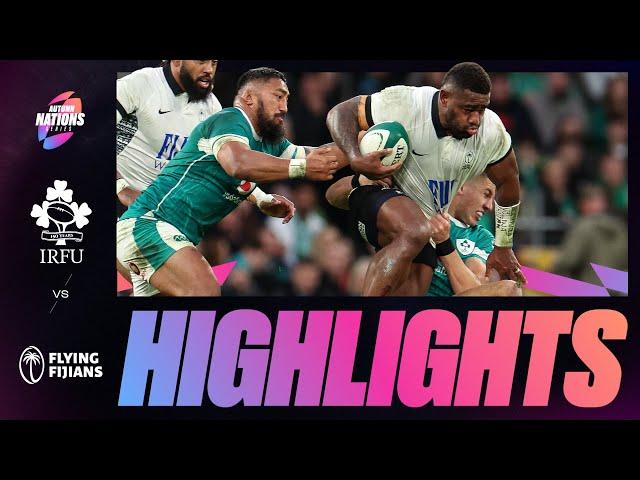 HIGHLIGHTS | IRELAND V FIJI | AUTUMN NATIONS SERIES