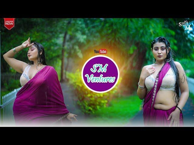 SOUMI IN RAIN | BONG BEAUTY IN OUTDOOR | SAREE FASHION VLOG | SM VENTURES | 2024