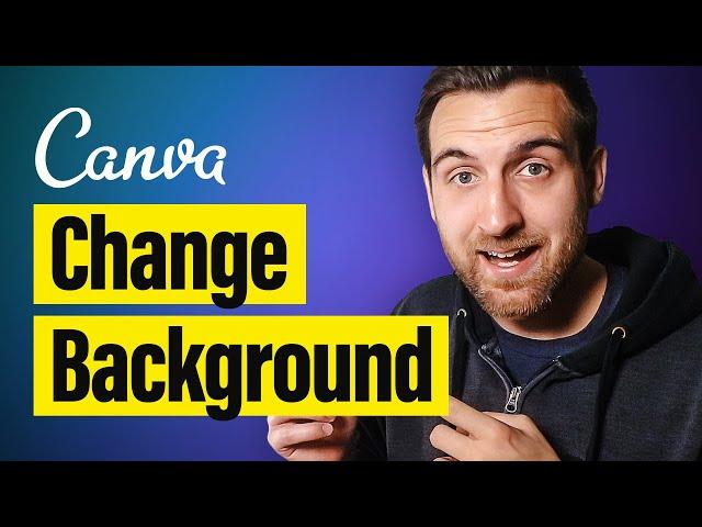 How to Change Background Image & Colors in Canva