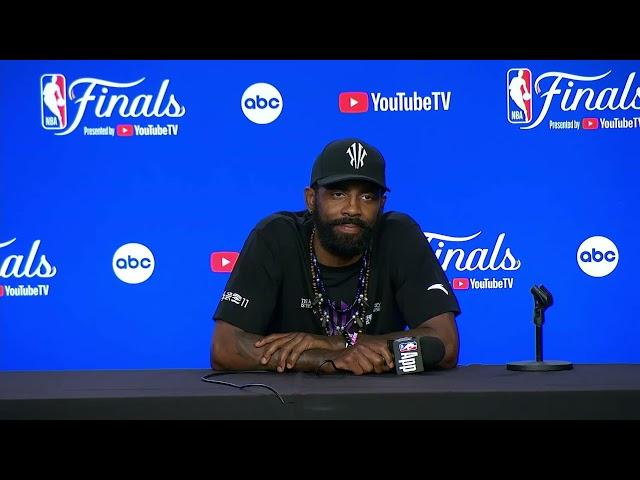Dallas Mavericks' Kyrie Irving Interview Before Game 4 vs. Boston Celtics - NBA Finals