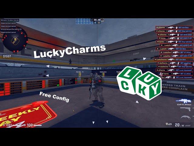 Legit | Semi-Rage | Nospread | Baim | HvH Config [LuckyCharms v4] free config in desc