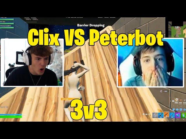 Clix Rise Muz VS Peterbot Faxuty Ritual 3V3 Zone Wars! (Fortnite Wager)