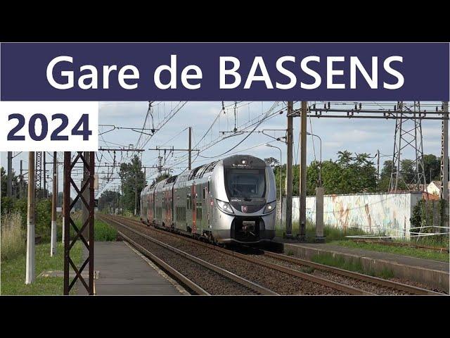 Gare de Bassens - les trains SNCF TER & TGV