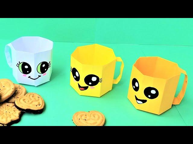 How to make paper coffee cups . origami for beginners /Easy Paper Crafts 777