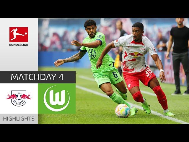 RB Leipzig - VfL Wolfsburg 2-0 | Highlights | Matchday 4 – Bundesliga 2022/23