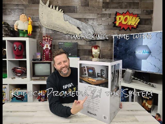 Klipsch Promedia 2.1 THX Speakers Unboxing and First Impressions
