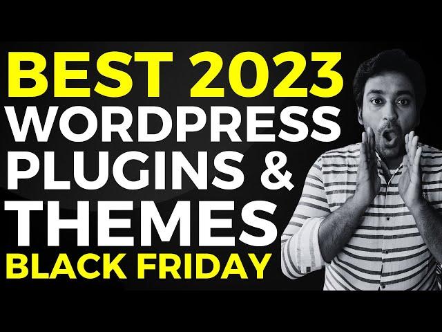 Best Black Friday WordPress Deals 2023  Discounts on Themes, Plugins, WP Hosting & Lifetime Deals 