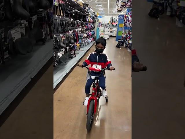 Crazy Imran Riding Bike  in Walmart #walmart #kidsvlog #disney