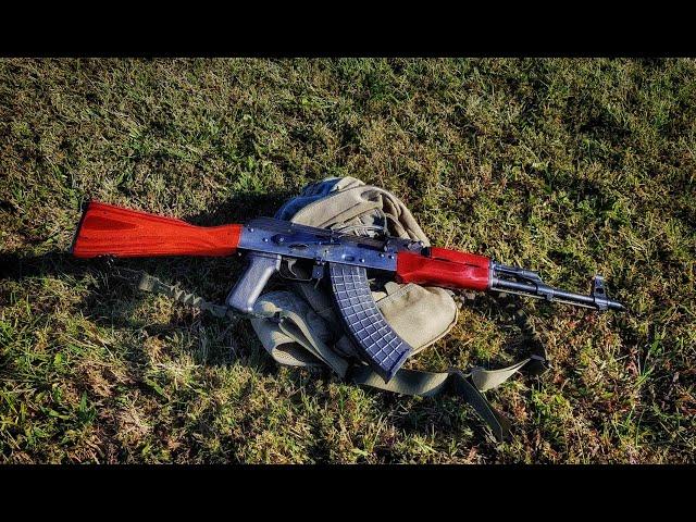 Range review of the Riley Defense AK 47 with red laminate stock: The best American make AK 47